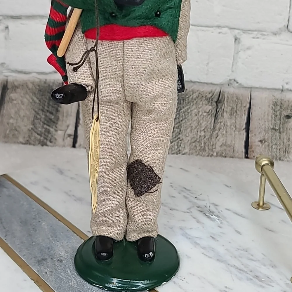 Byers' Choice Caroler '91 & '93 Bob Cratchit/Tiny Tim From 